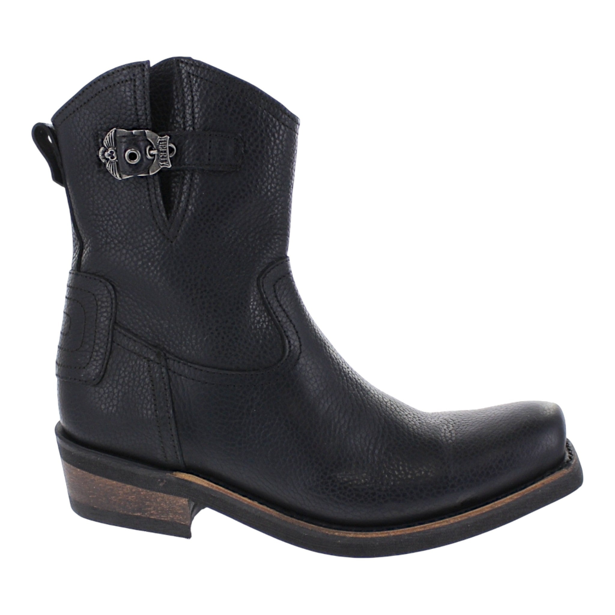 Vista lateral de botas Liberty Biker LBK 8510004 con suela de hule