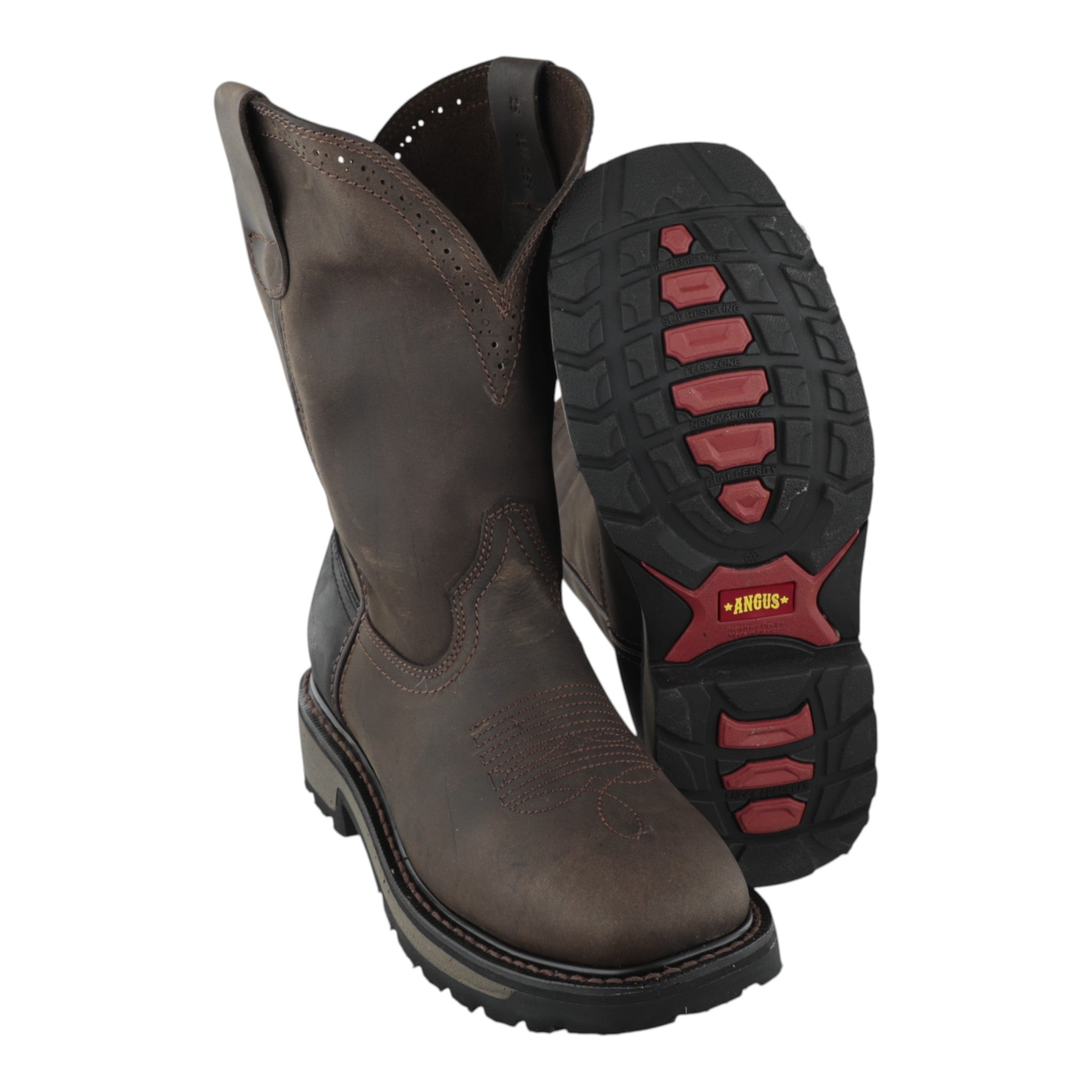 botas angus bulldog de trabajo suela doble densidad