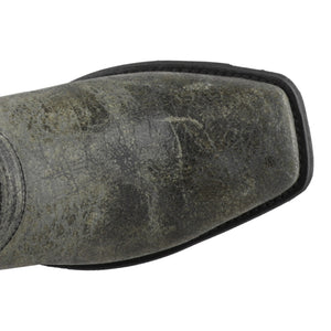 Vista superior de Botas Biker Motociclista Paso Negro Rústica