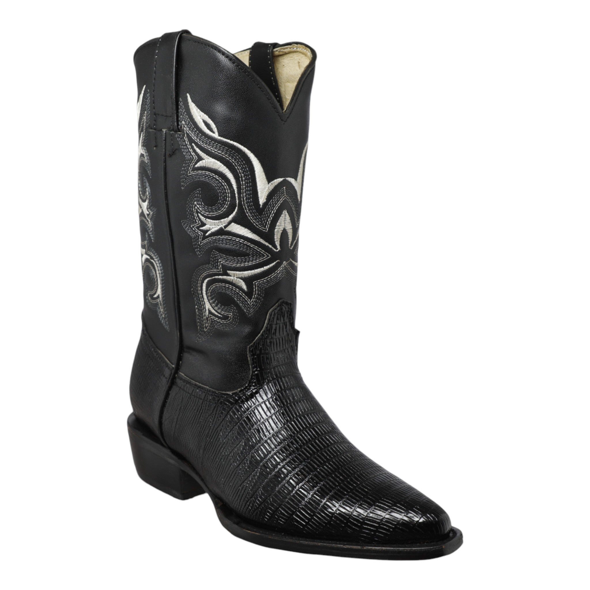 Botas Vaqueras Dama Imitación Lizard Puntal