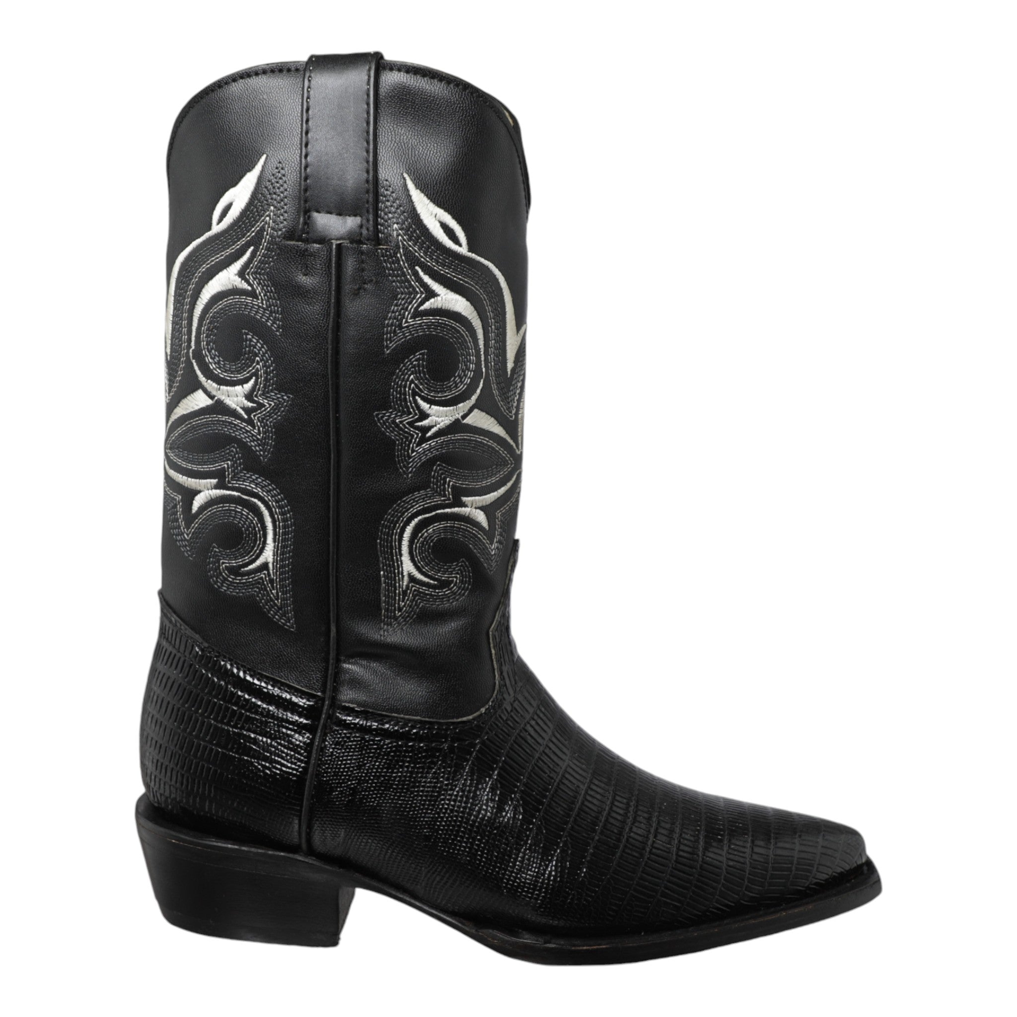 Botas Vaqueras Dama Imitación Lizard Puntal