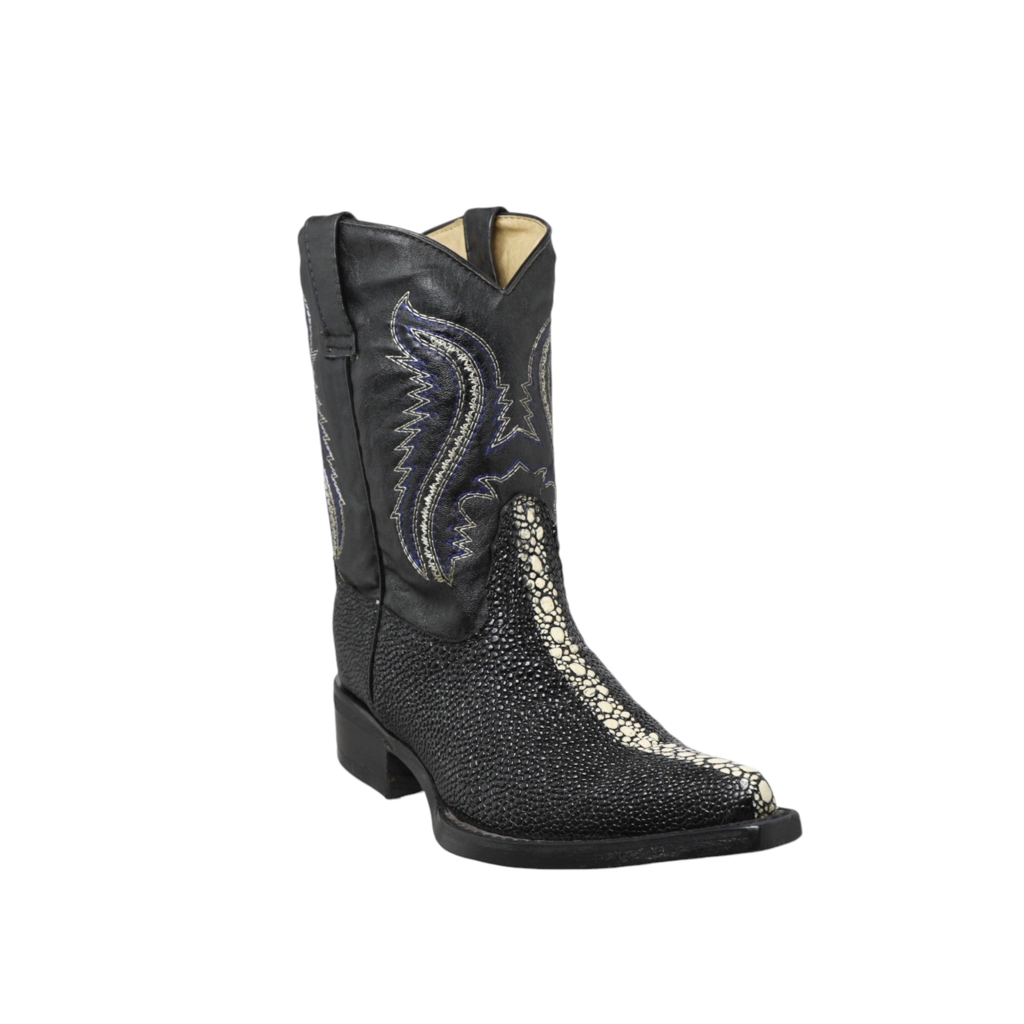 Botas Vaqueras JR Imitación Mantarraya Puntal