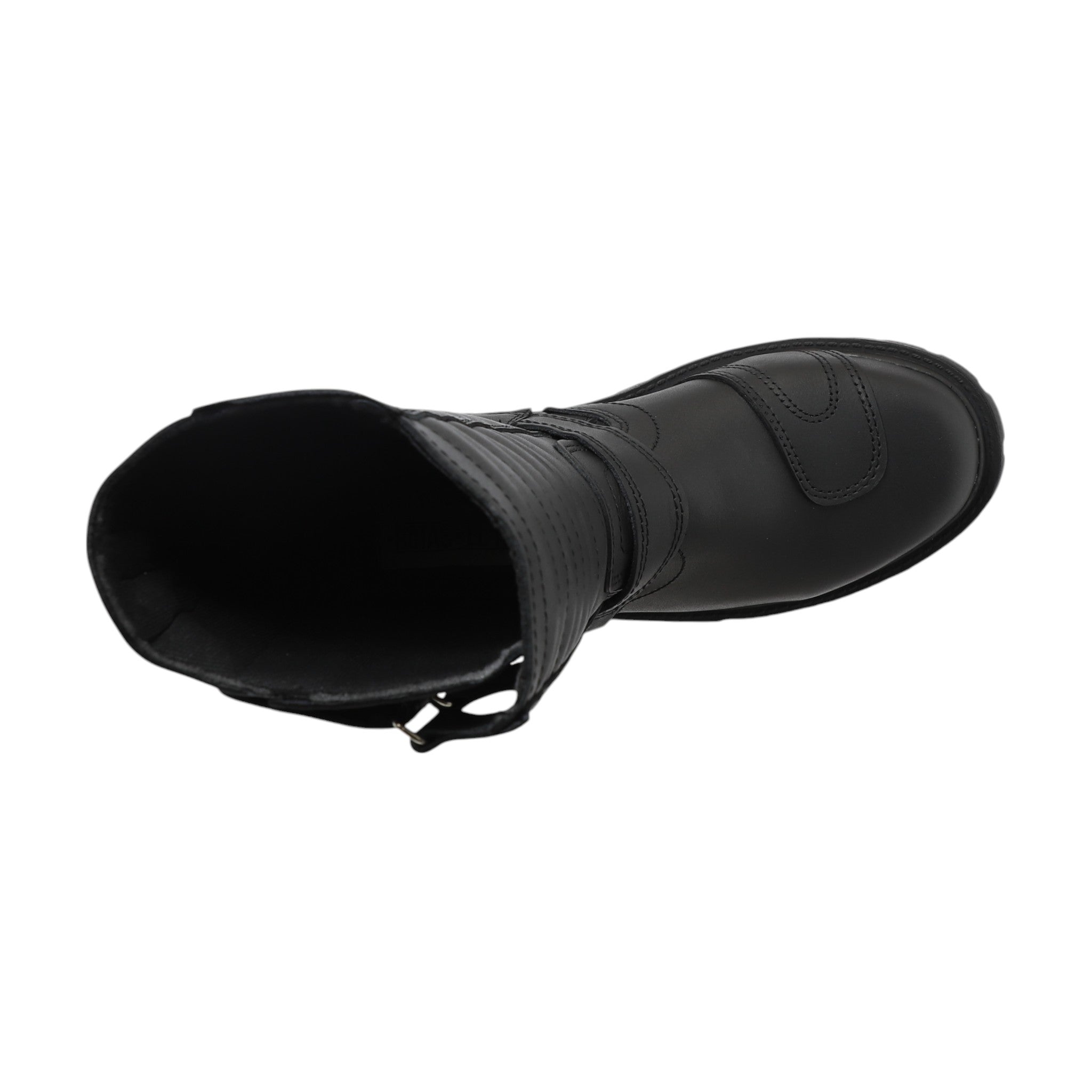 Detalle de protección en empeine – botas motociclista V-2.0 con refuerzo para cambios de marcha más precisos
