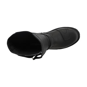 Detalle de protección en empeine – botas motociclista V-2.0 con refuerzo para cambios de marcha más precisos