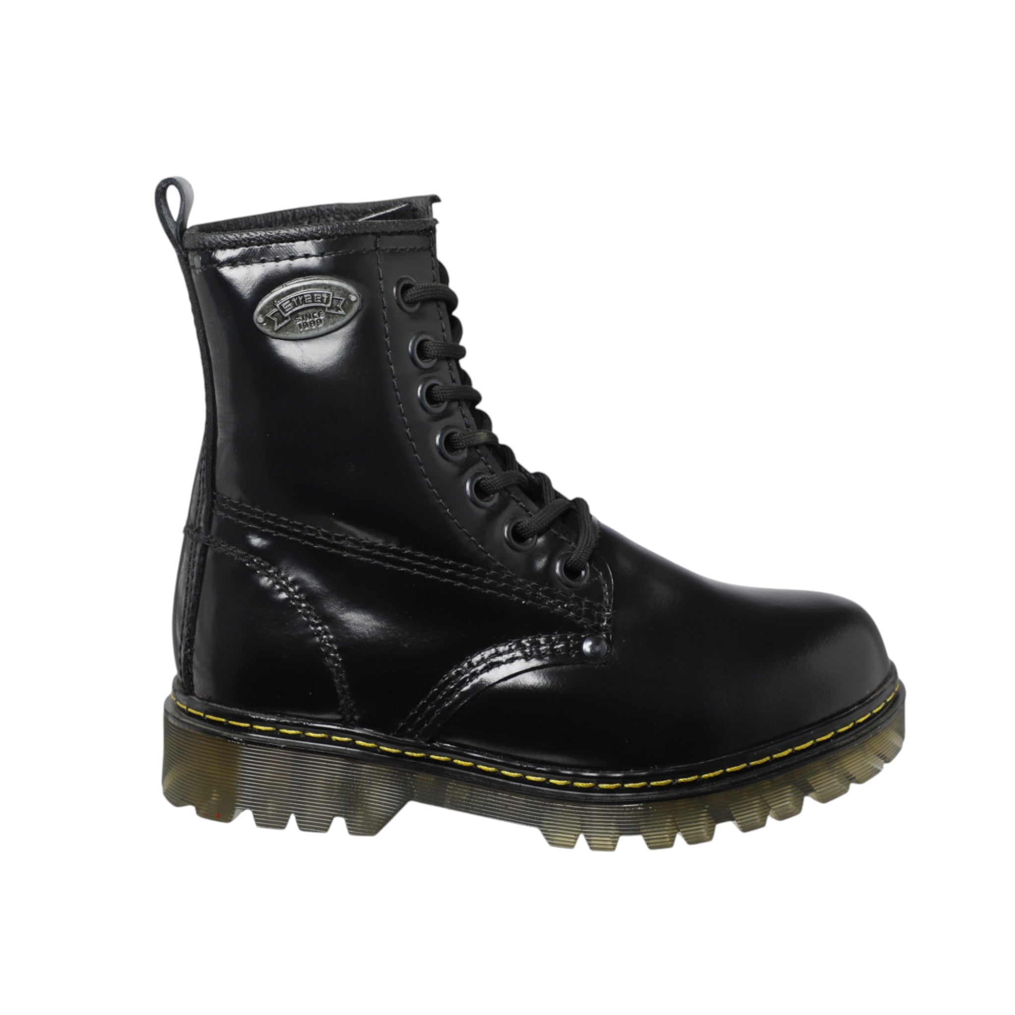 Botas Rockeras Dark Goticas Piel Camaleon Dr. Street Punk