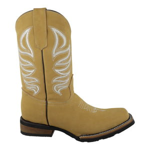 Botas vaqueras Roper nobuck estilo rodeo clásico