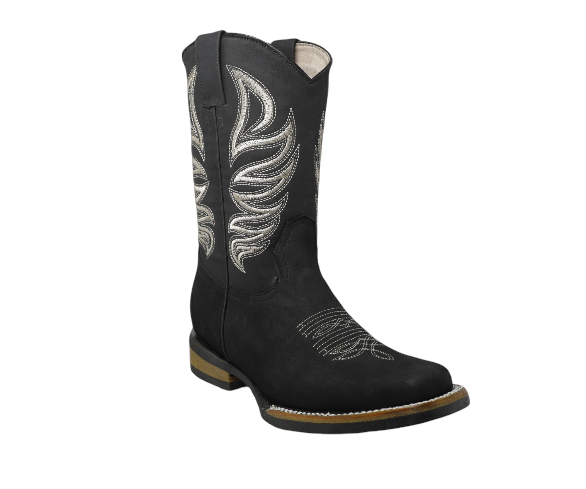 Bota Vaquera Botas Black Barred Opiniones Botas Vaqueras Roper Ala