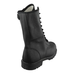 Botas tácticas ligeras para trabajo o motociclista color negro