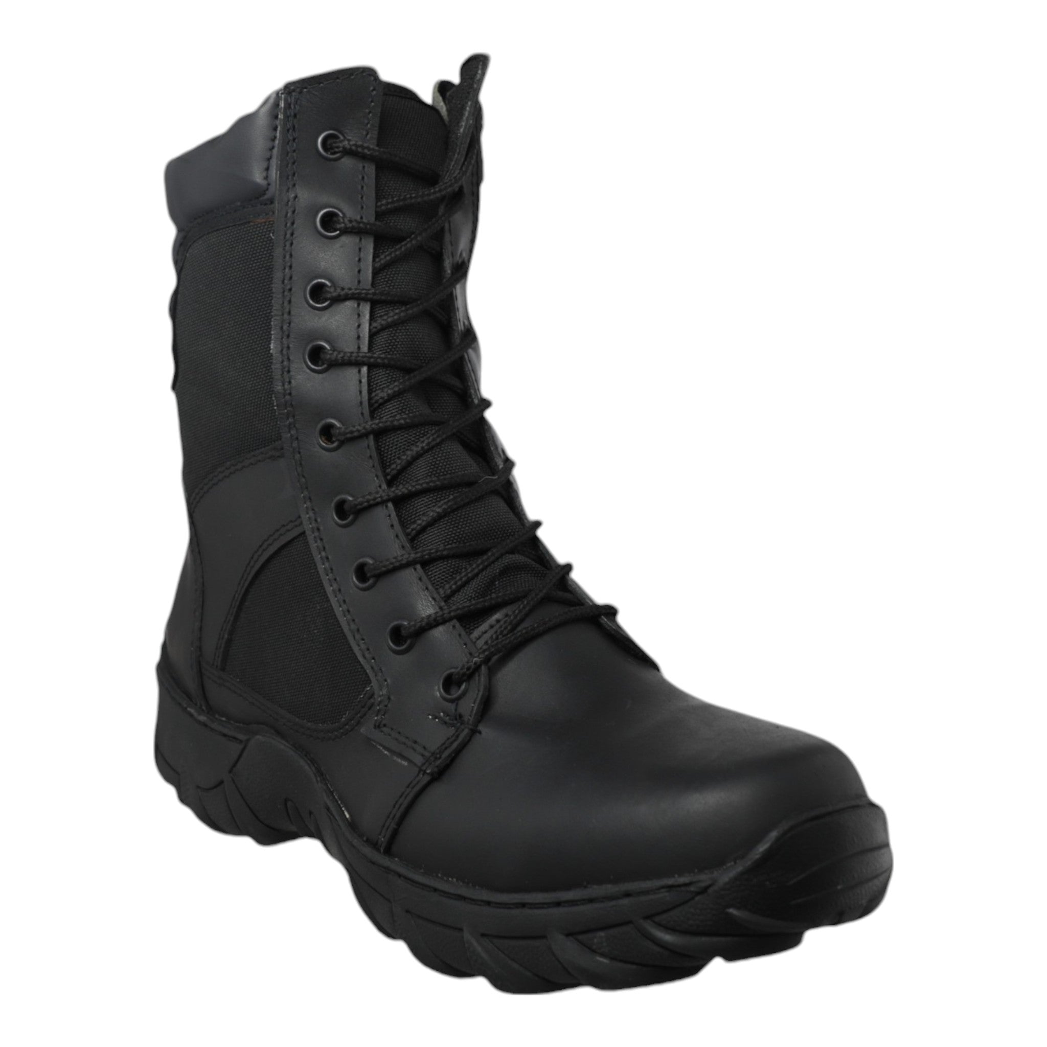 Botas Tácticas Piel con Lona Swat 701