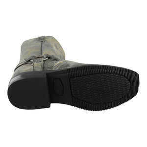 Botas Biker Motociclista Chopper Paso Negro en outfit de motociclista