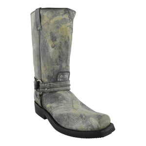 Botas Biker Motociclista Chopper Caborca Paso Negro vista frontal