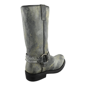 Suela Carolina antideslizante en Botas Biker Motociclista Paso Negro