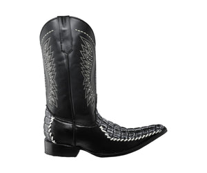 Botas Vaqueras Caballero Cola Cocodrilo Tejida