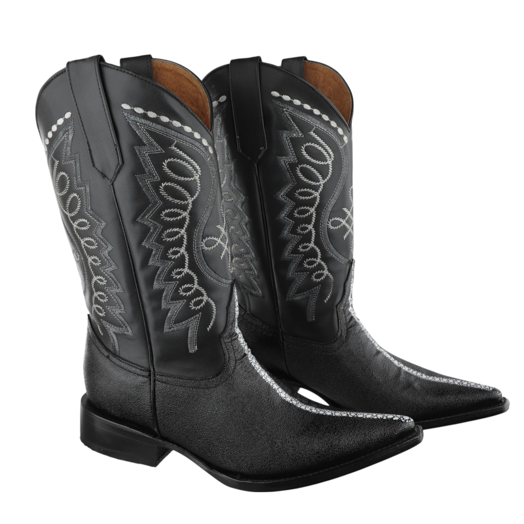 Botas Vaqueras Hombre Imitación Mantarraya Reina Puntal