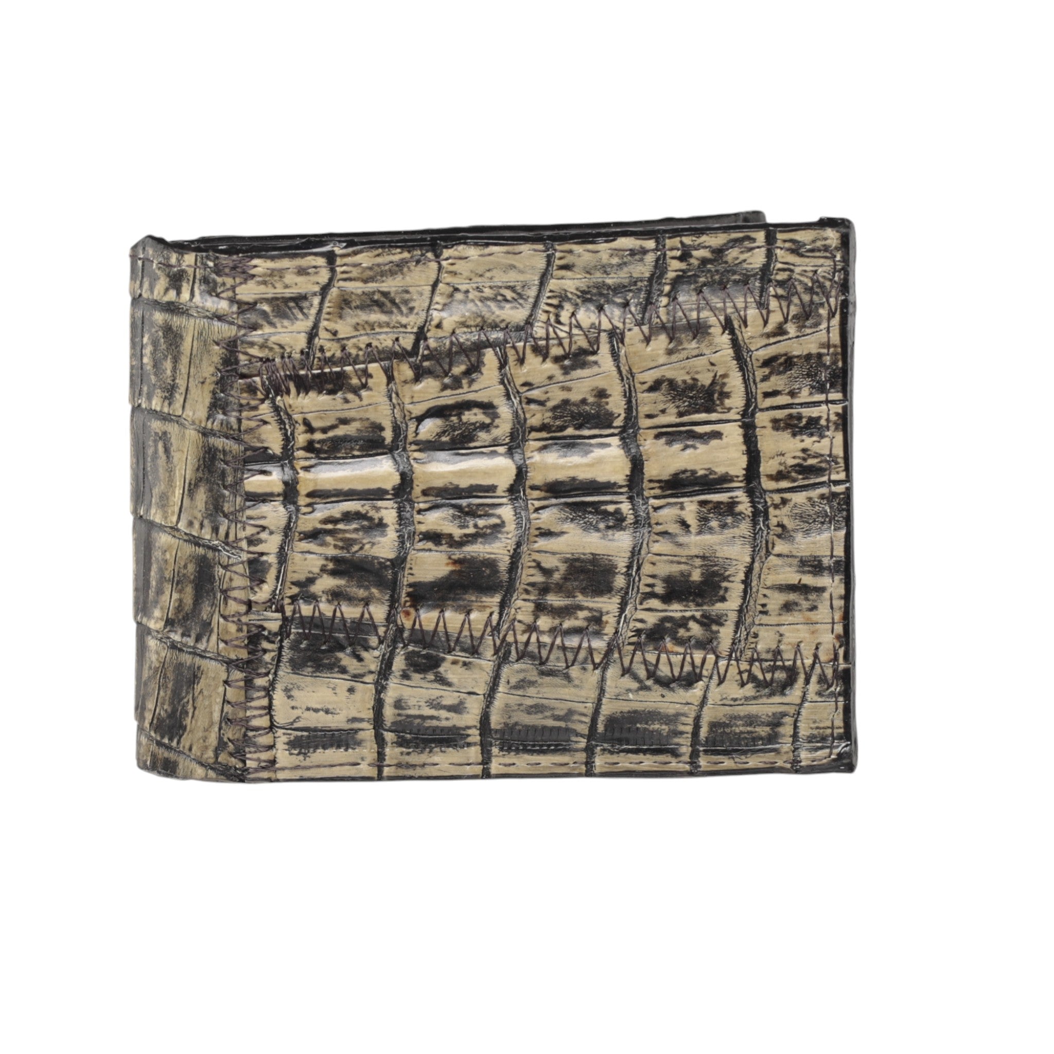 Cartera Billetera Vaquera Piel Original Cocodrilo Genuina