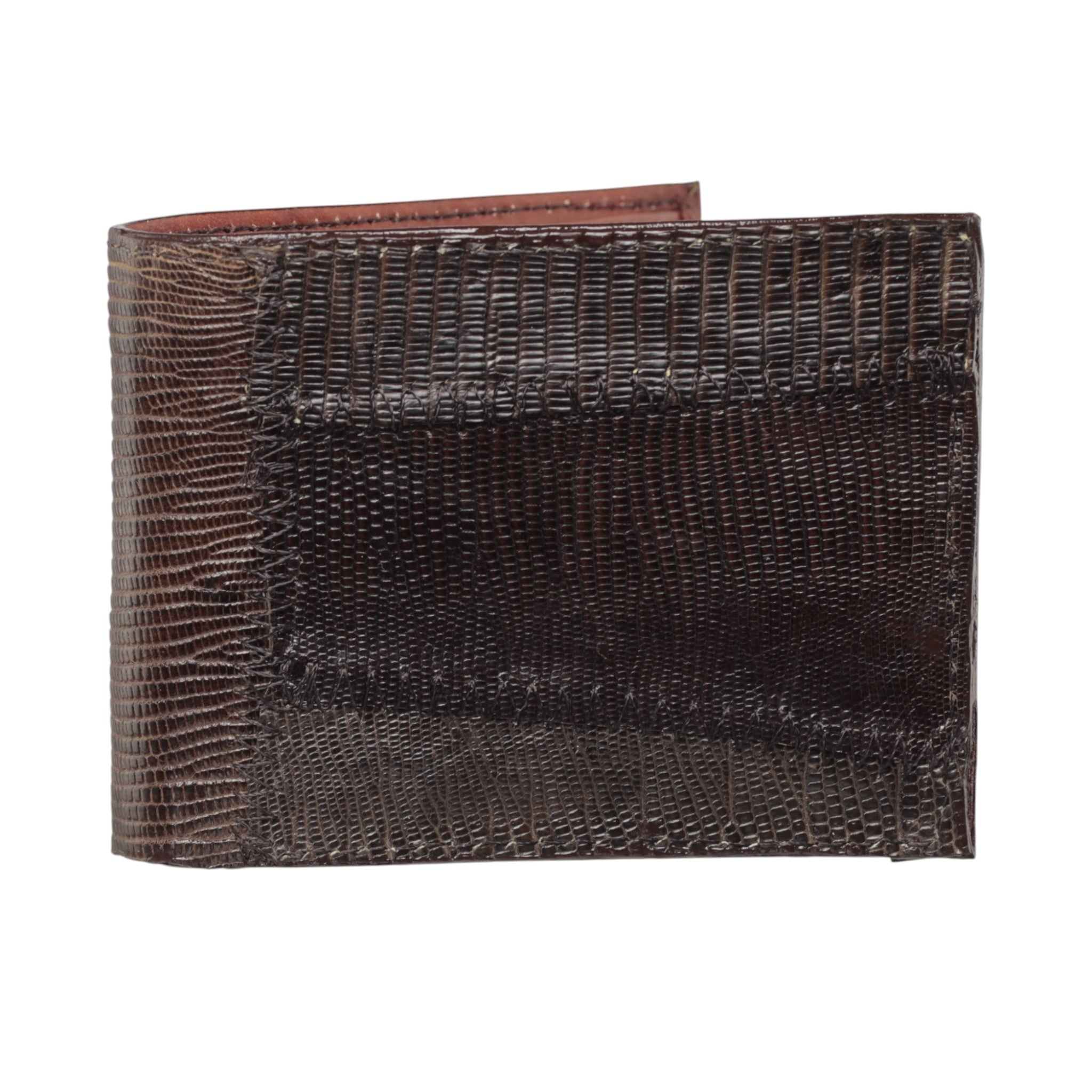 Cartera Billetera Vaquera Piel Exótica Lizard Armadillo