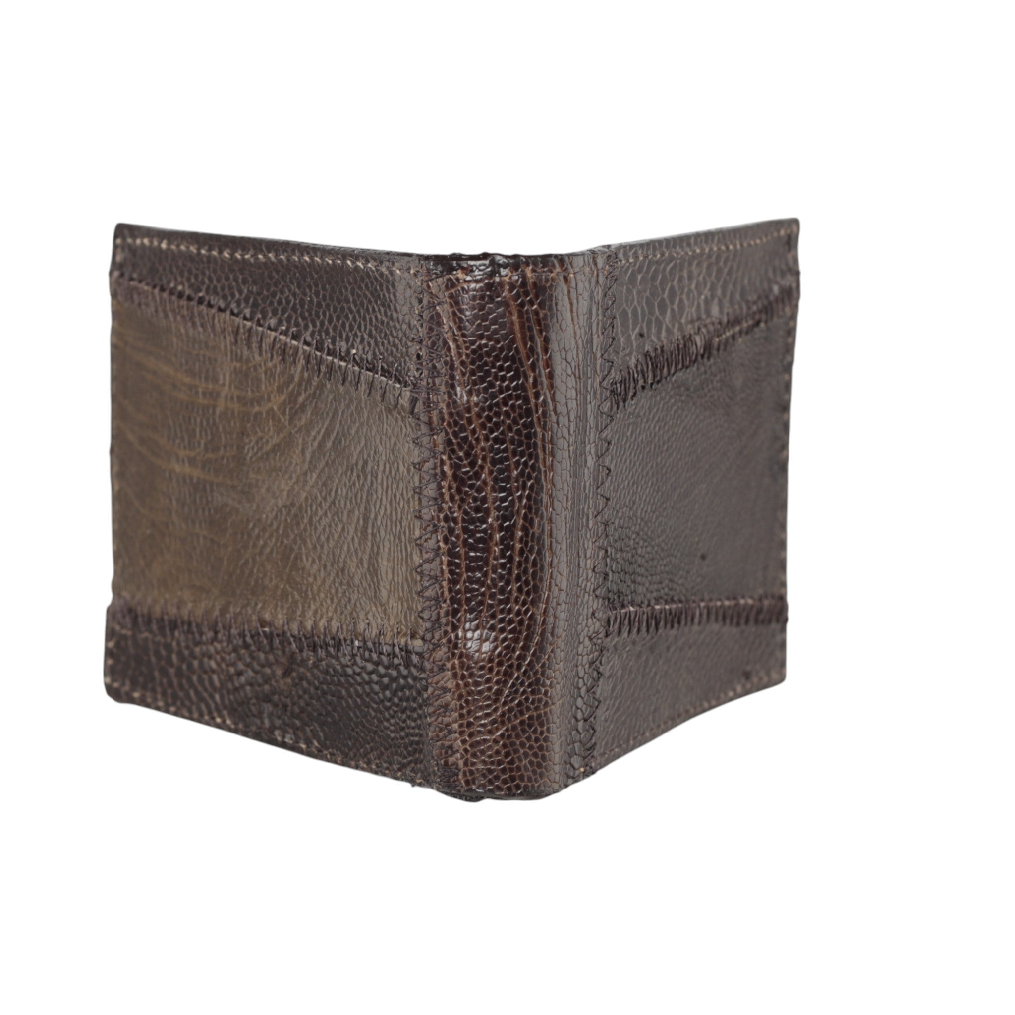 Cartera Billetera Vaquera Piel Exótica Pata de Avestruz