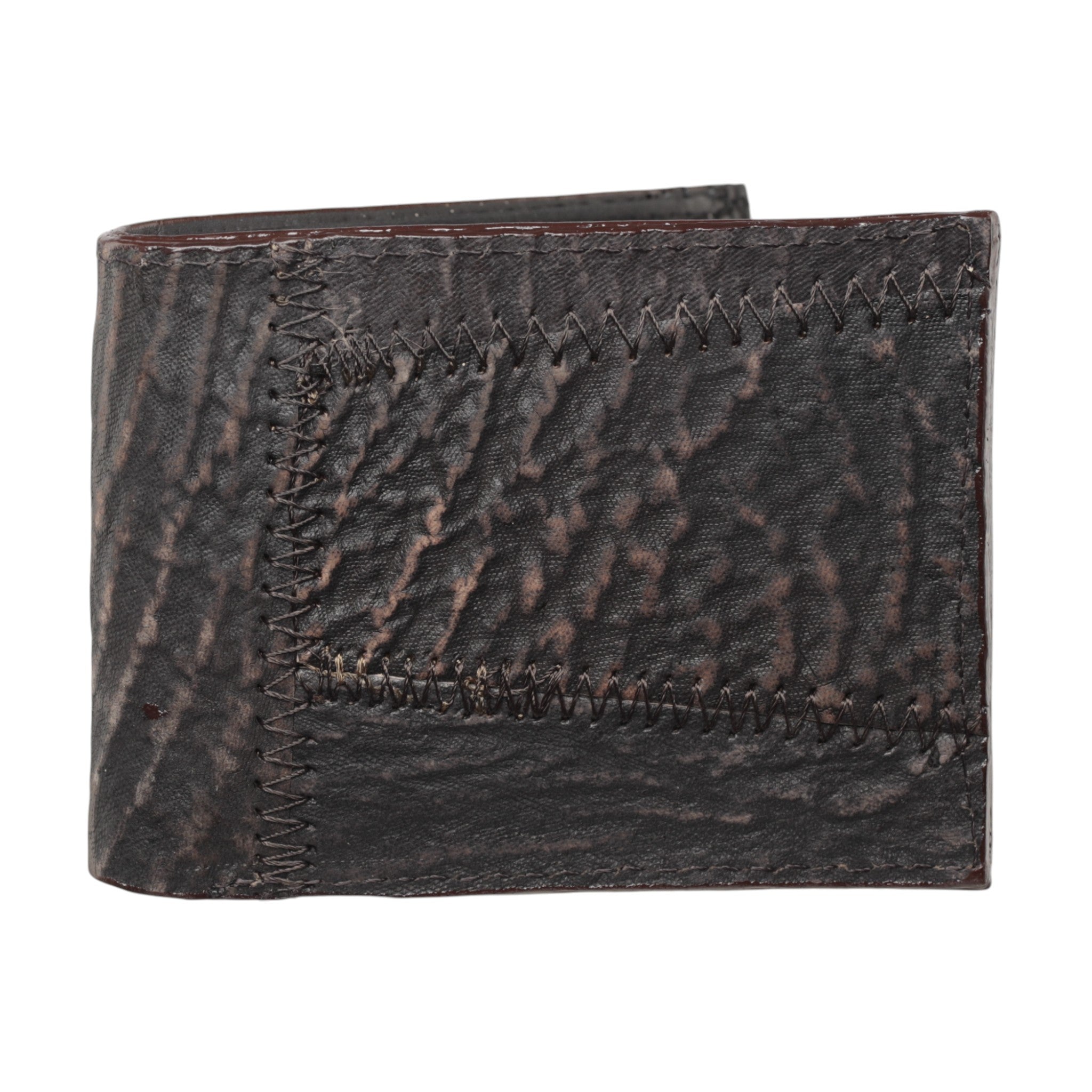 Cartera Billetera Vaquera Piel Tiburón