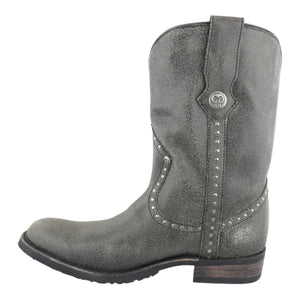 Tacón y diseño de suela biker en botas Liberty motociclista
