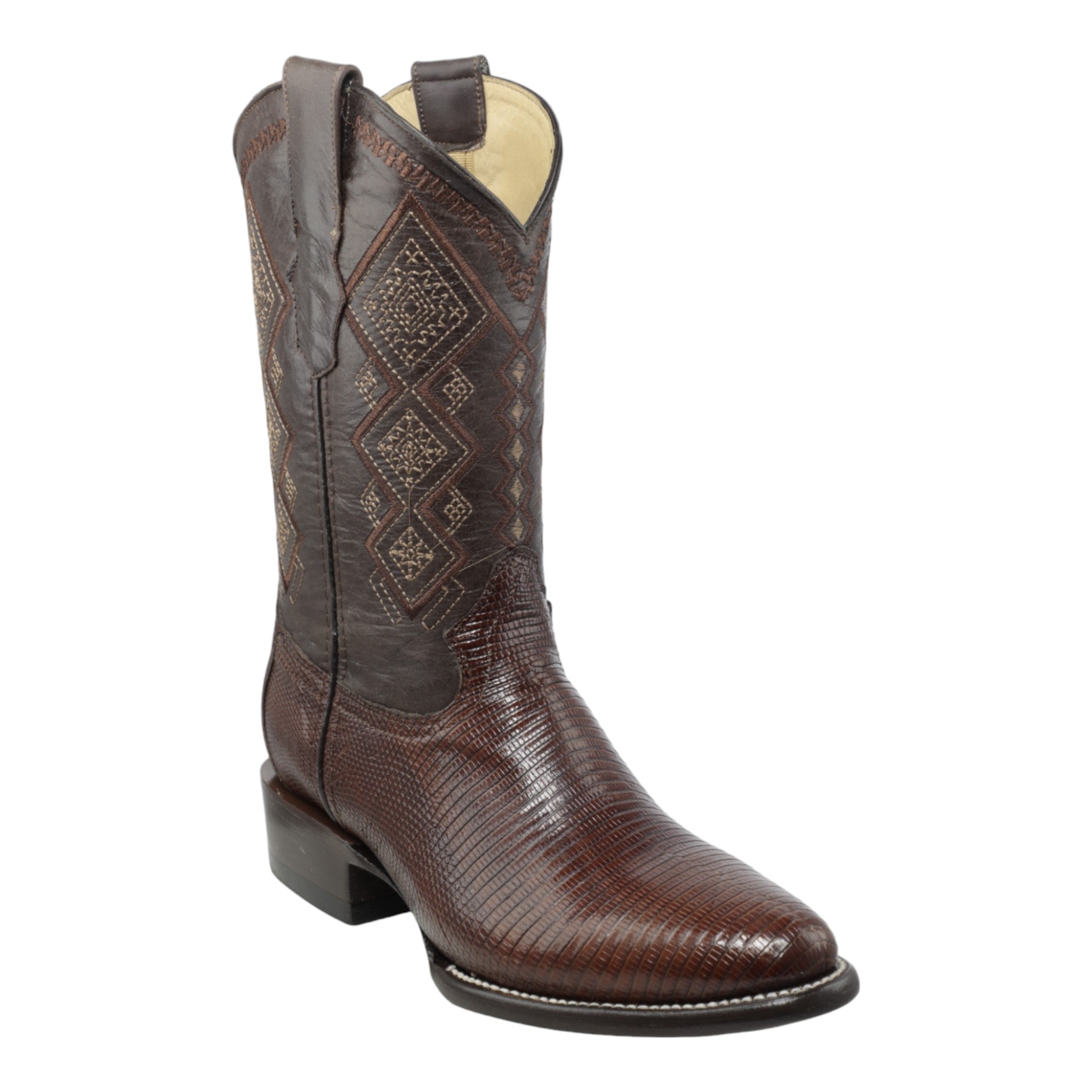 Botas Vaqueras Piel Original Lizard Oval