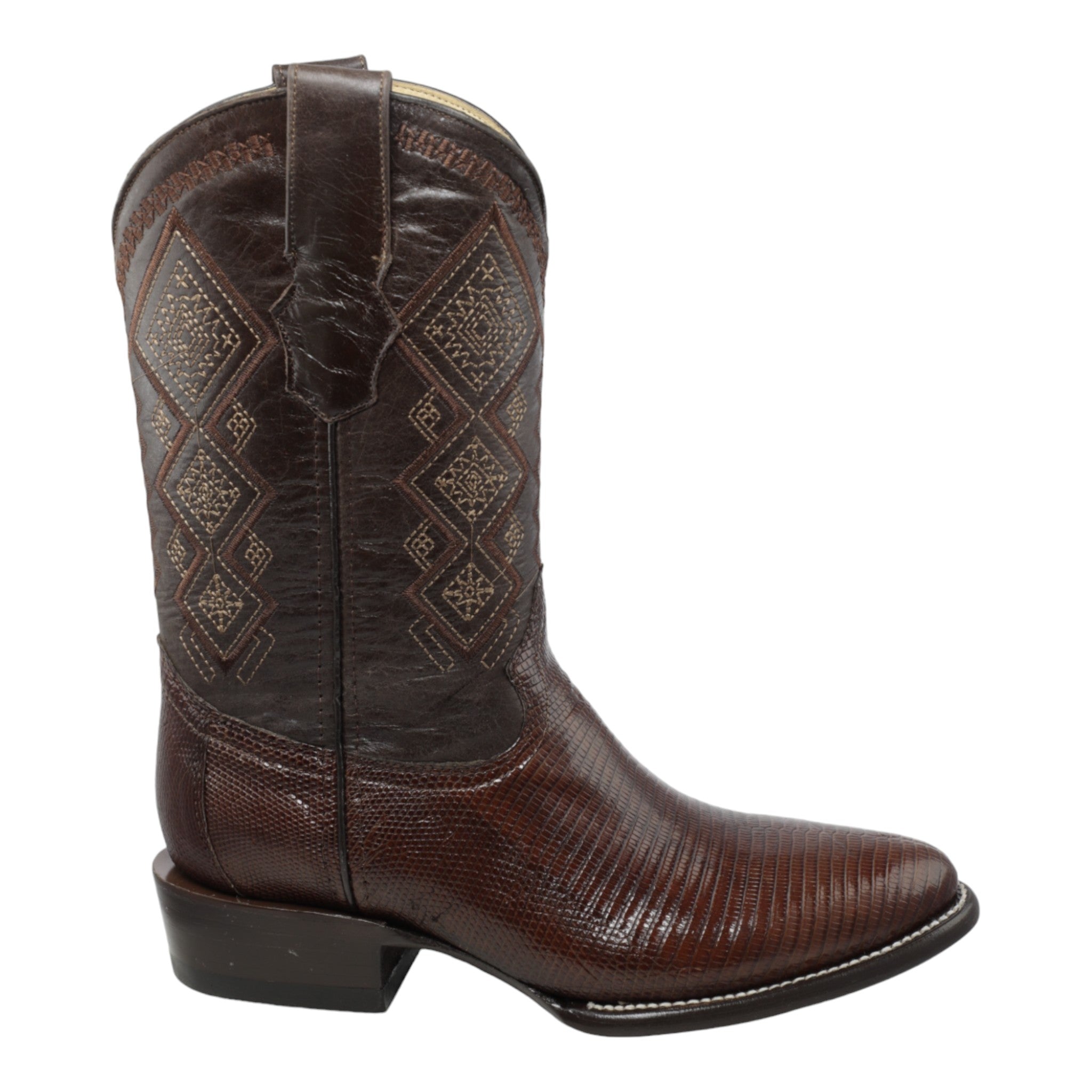 Botas Vaqueras Piel Original Lizard Oval