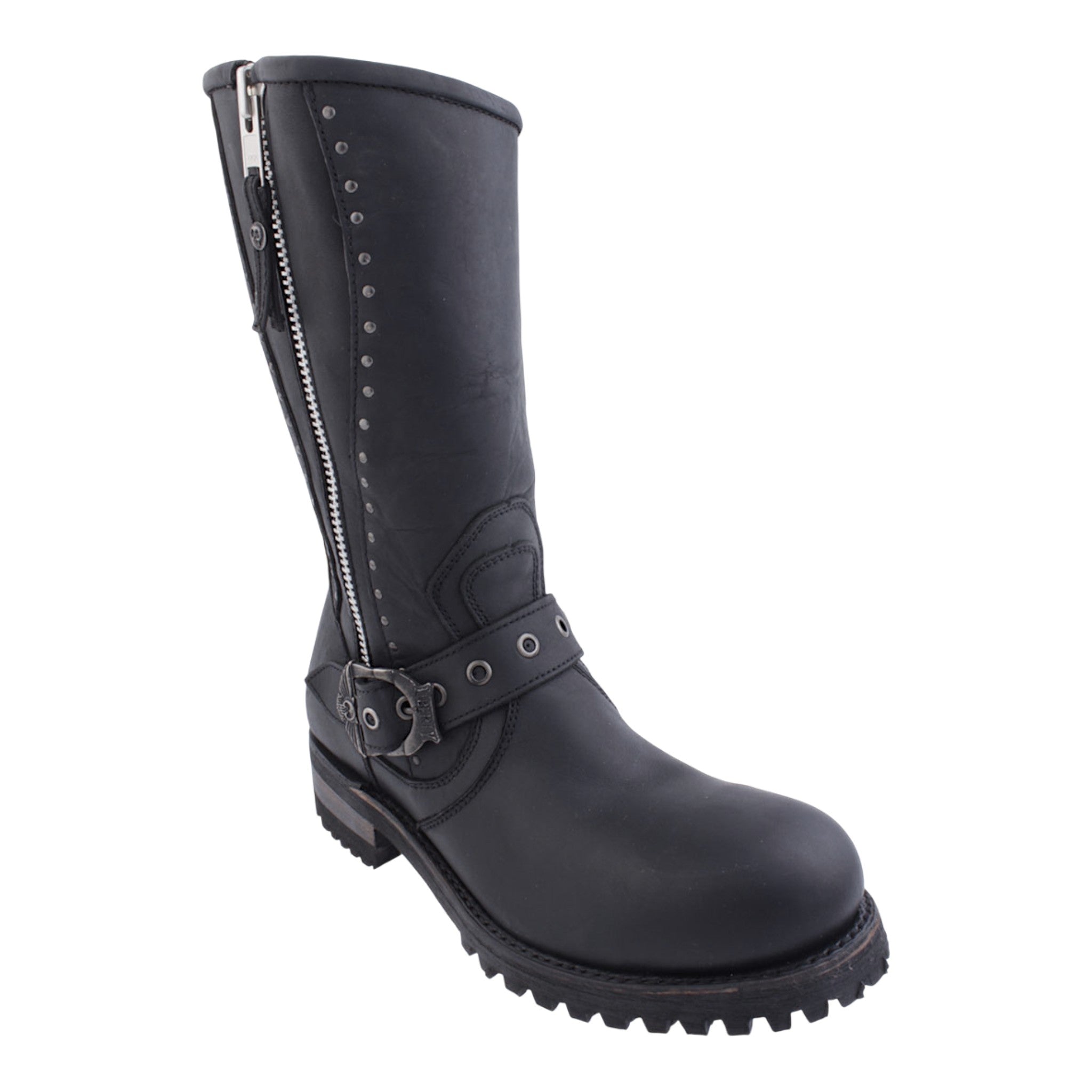 Botas Liberty Motociclista con Cierre y Casco de Acero