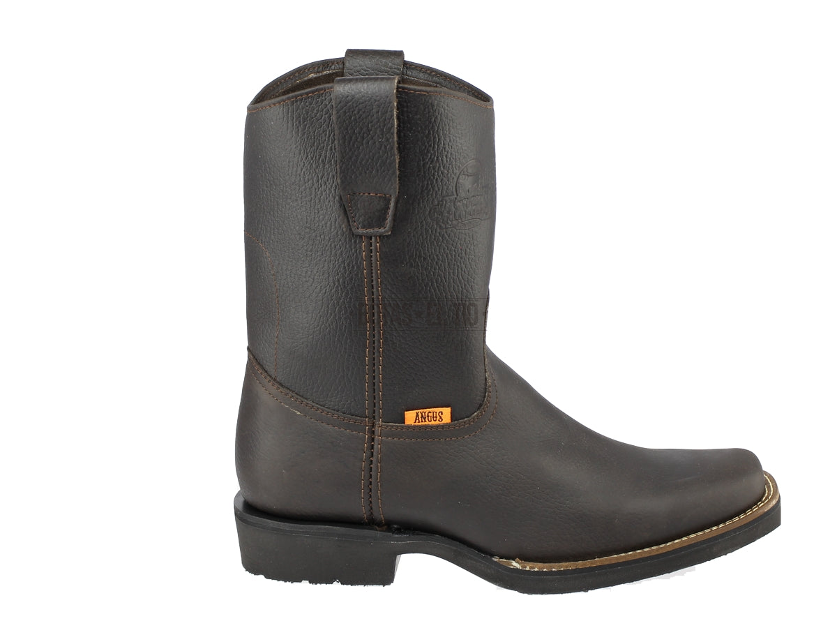 botas angus roper rodeo chata vista lateral chocolate