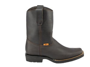 botas angus roper rodeo chata vista lateral chocolate