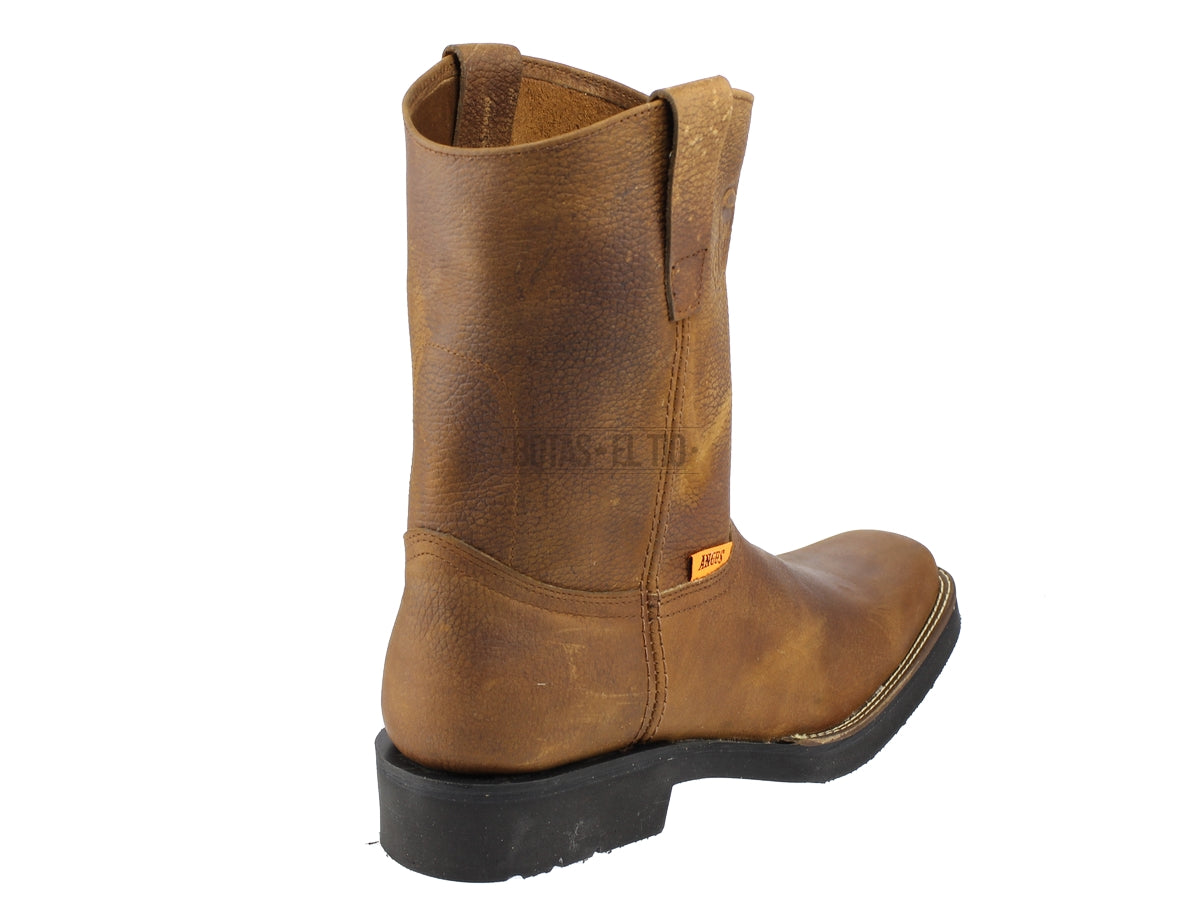 botas angus roper chata miel vista frontal trabajo