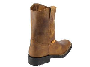 botas angus roper chata miel vista frontal trabajo