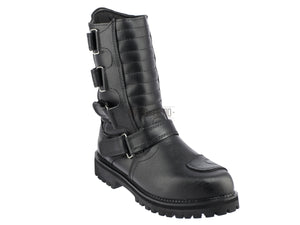 BOTAS MOTOCICLISTA CHOPPER PIEL 1726 PARCHE CAMBIOS