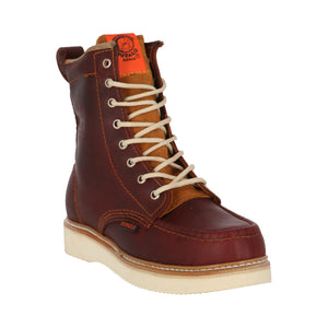 botas trabajo media bota con bordo mil rayas cafe racer