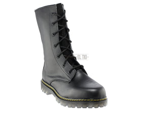 Botas dark 7041 corta lisa suela transparente piel unisex