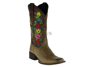 Botas Dama Bulldog America Bordado Caborca