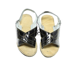 Huarache Artesanal Cruzado Charol Suela Llanta Clasicos