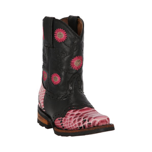Botas Vaqueras Rodeo Niña JR Imitacion Piton con piel botas el tio