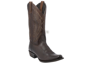 Botas Vaqueras Caborca Piel Chata Levi Caballero