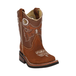 Botas Rodeo JR Unisex Piel Chata Suel Hule Tang