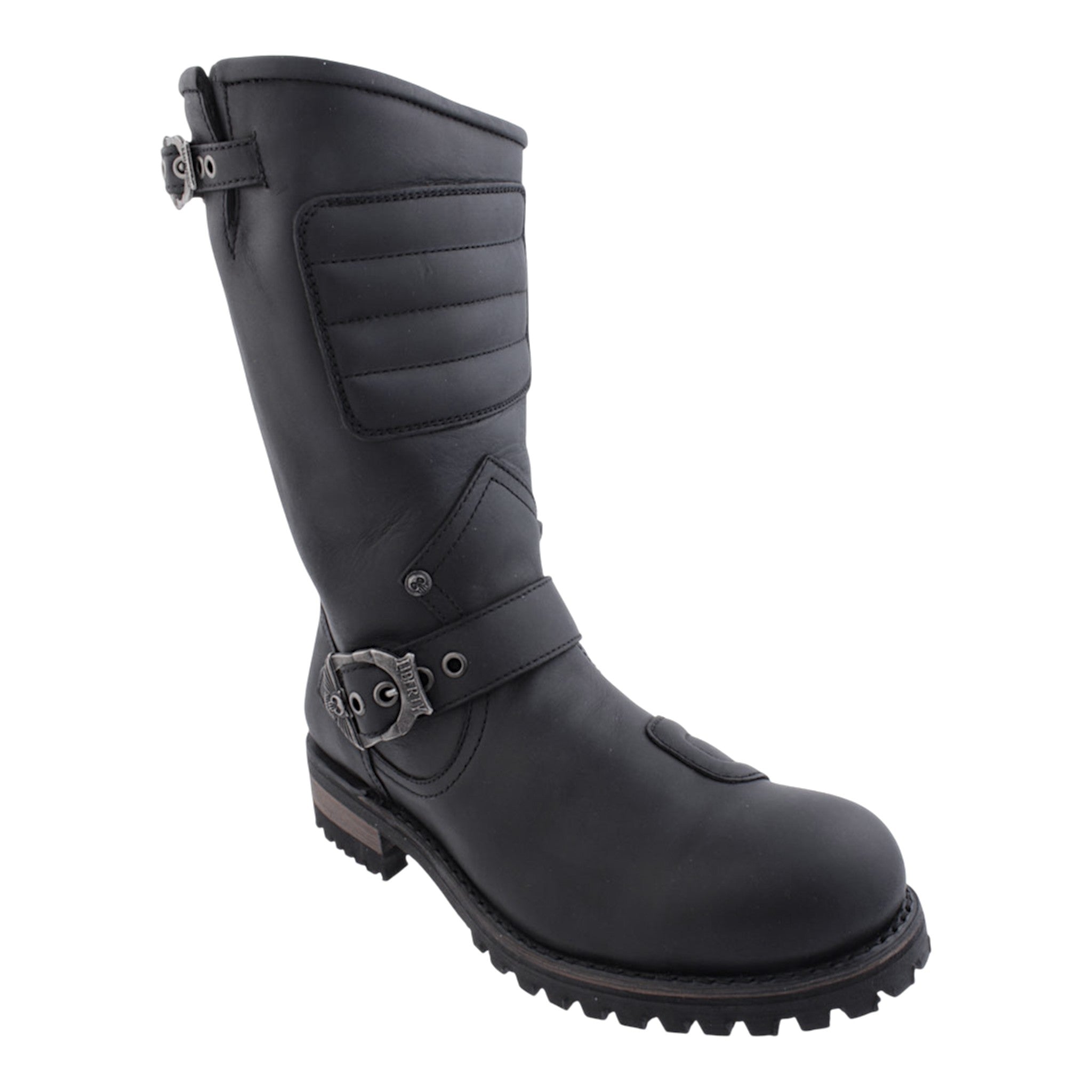 Botas de motociclista con herraje Liberty y suela de tracción profunda