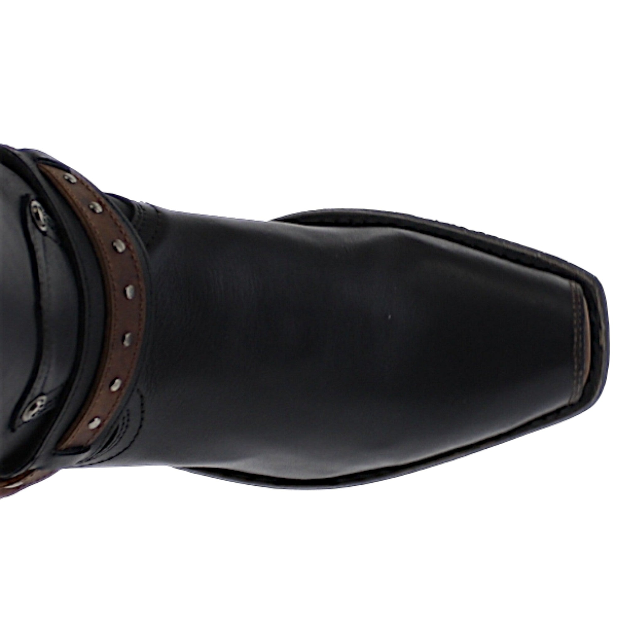 Botas biker Liberty punta trompa de puerco con acabado resistente