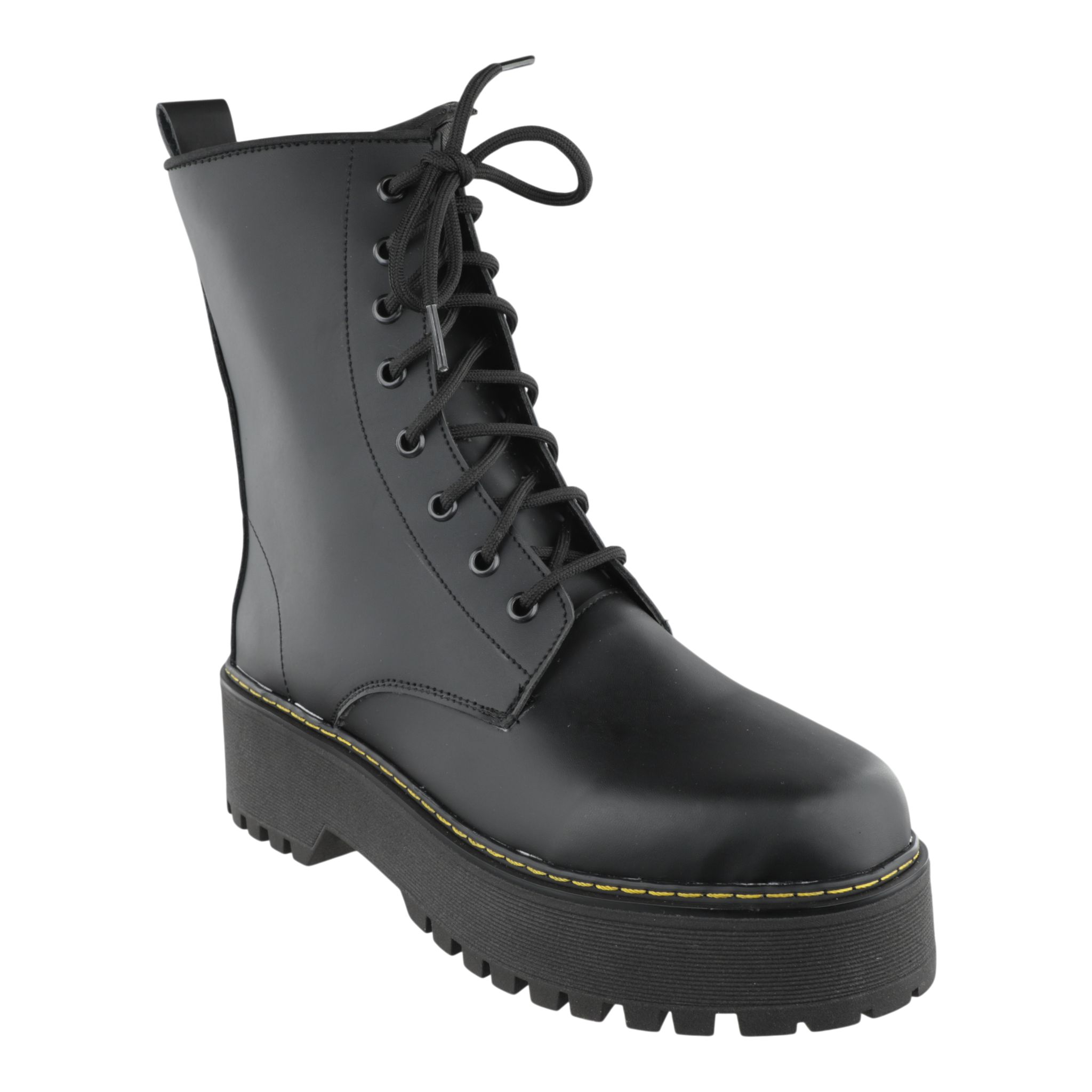 Botas negras plataforma gruesa Botas El Tío