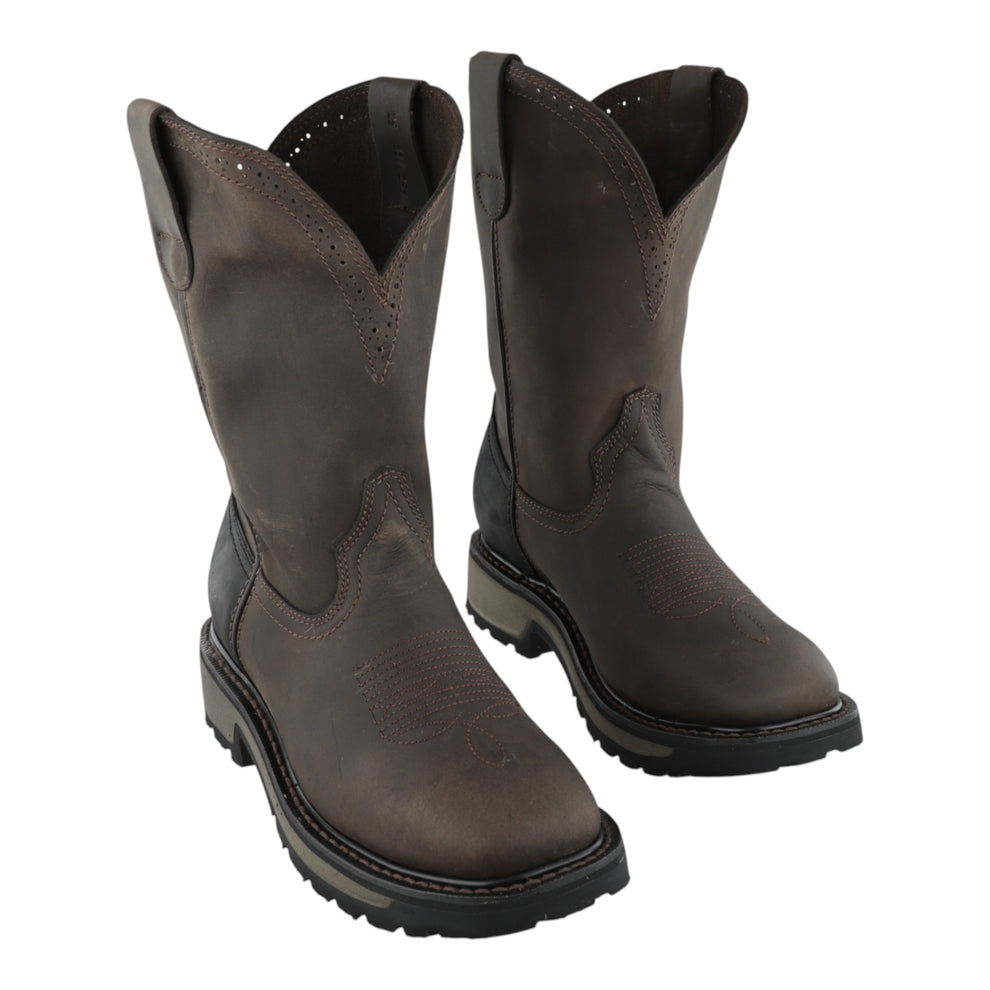 Botas Angus Bulldog de Trabajo | Suela Doble Densidad, Sin Casquillo ...