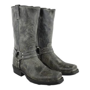 Par completo de Botas Biker Motociclista Paso Negro tipo Chopper