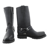 Bota trompa de cochino biker, vista de las dos piezas en ángulo