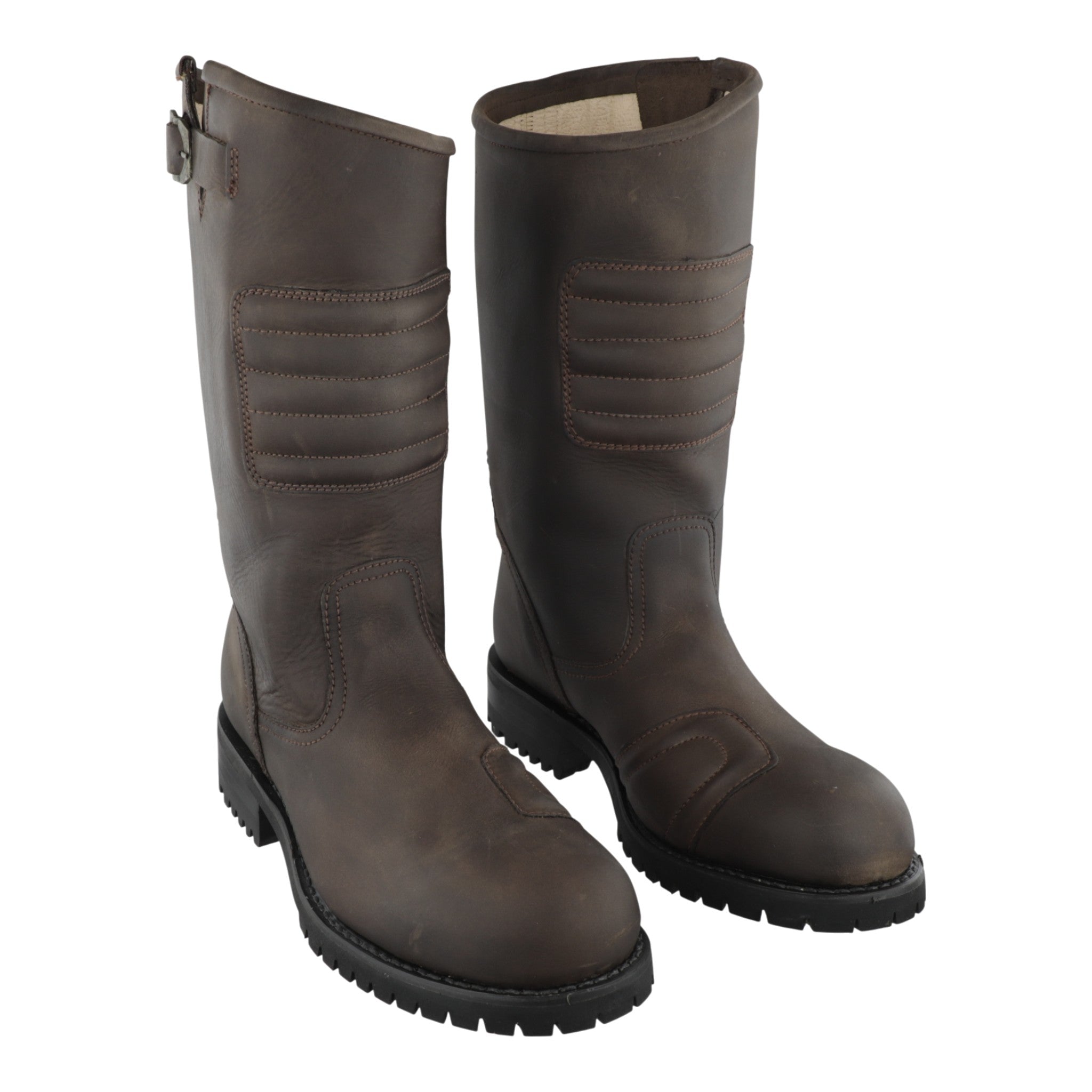 Botas de piel genuina estilo chopper hechas a mano en México