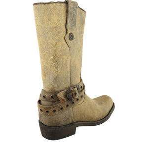 Correa con hebilla metálica botas chopper Liberty paso tan