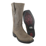 Botas Liberty 306 chata con cierre decorativo y suela Flame vista frontal