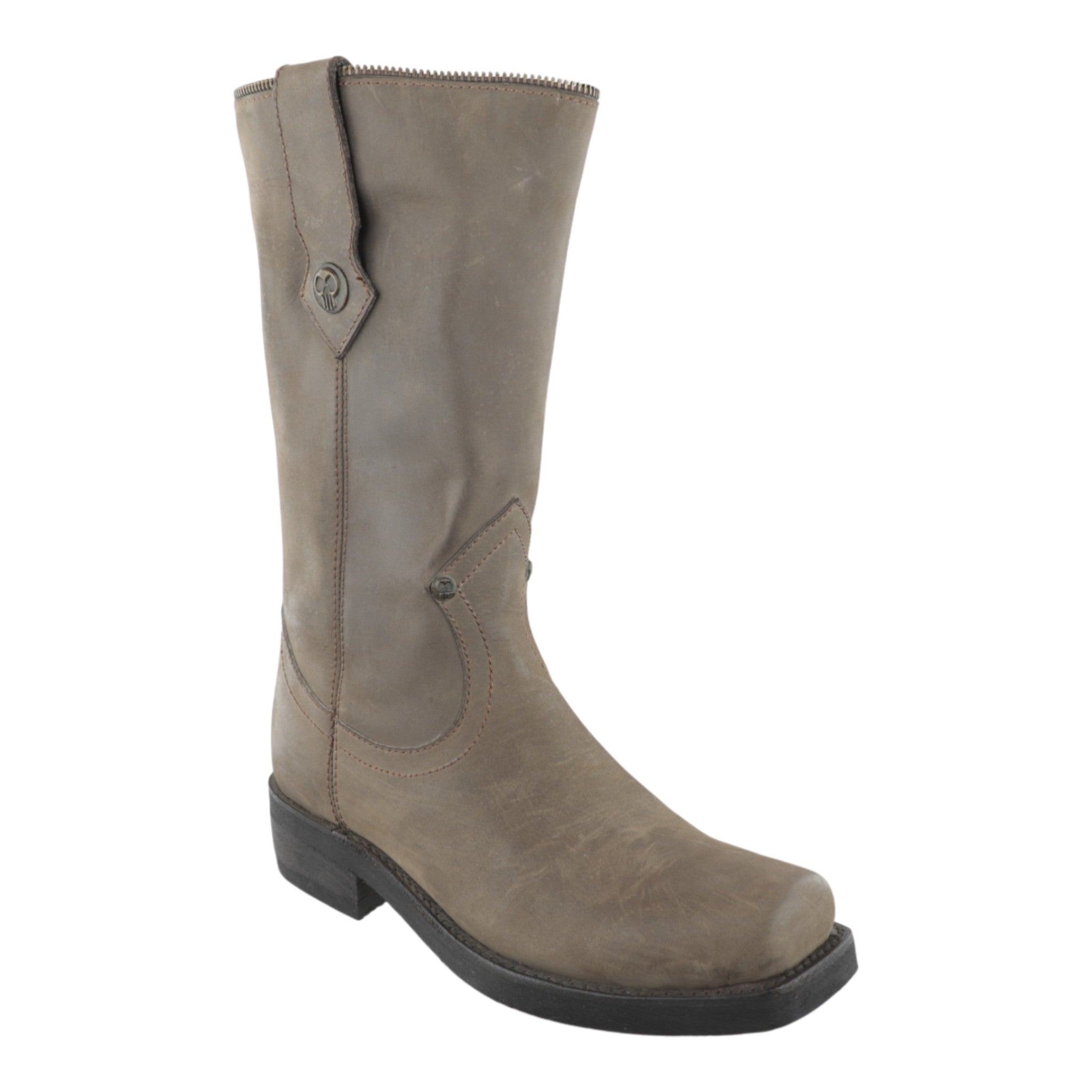 Botas Liberty horma chata trompa de puerco vista completa