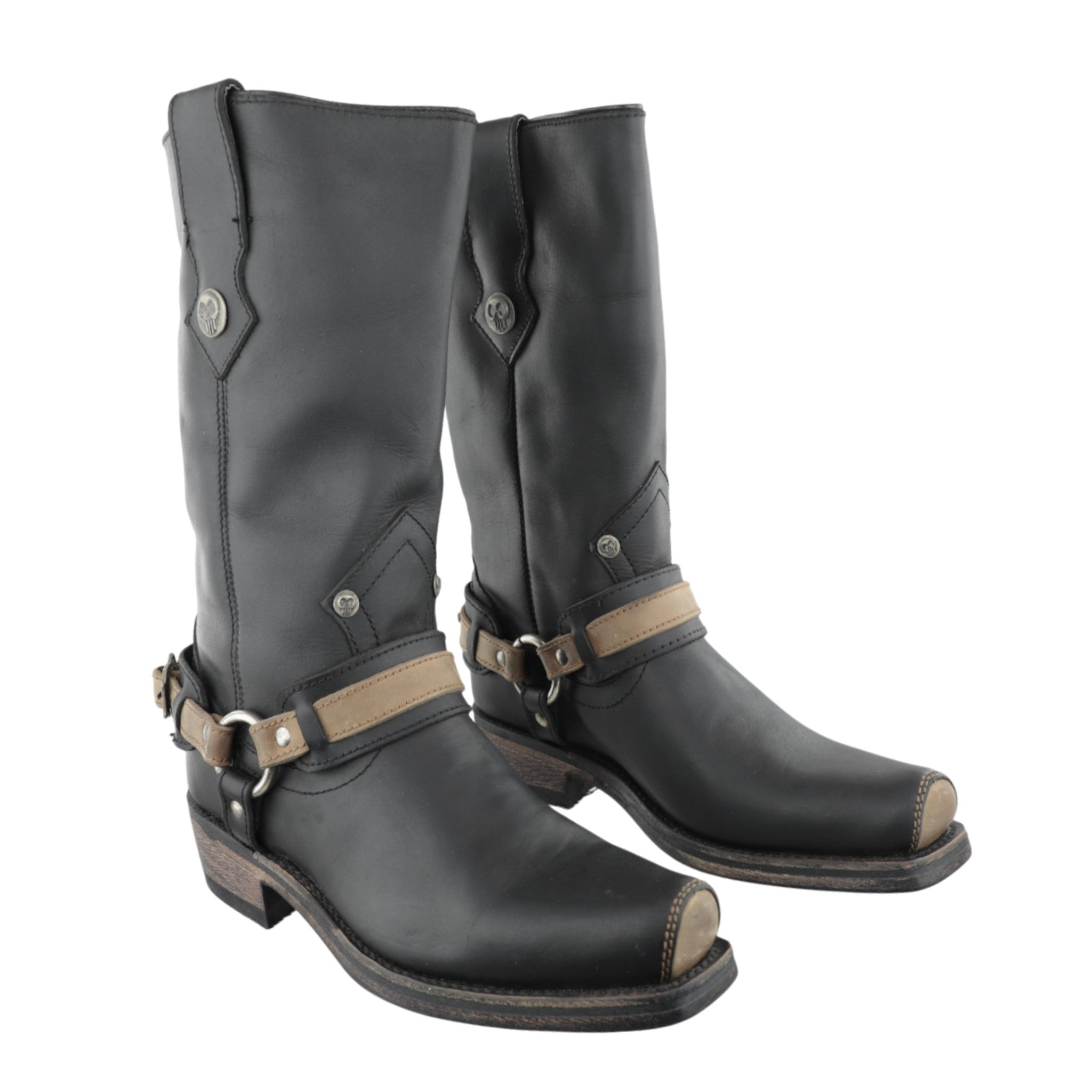 Botas Liberty 306 Chata con Herraje Miel y Suela Vaqueta