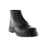 Botas de trabajo 160 piel carnaza negro con casco de acero